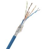 六类屏蔽SF/UTP,4P,PVC,线缆,500米/轴,蓝色